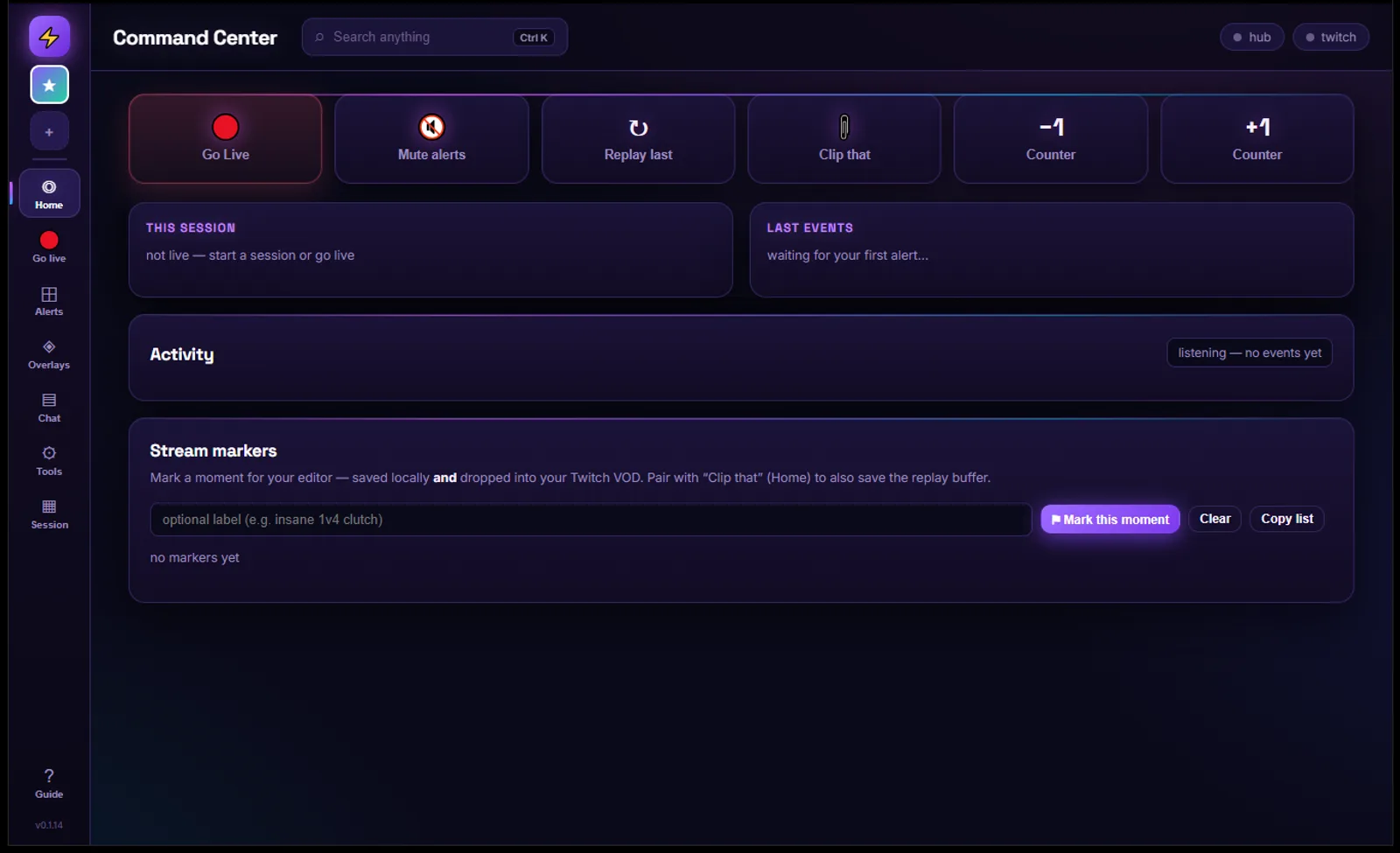 Streammaxxing demo