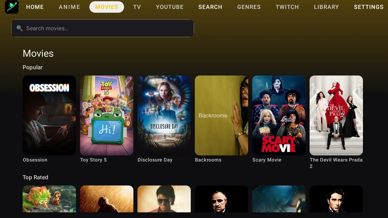 Viewmaxxing movies catalog